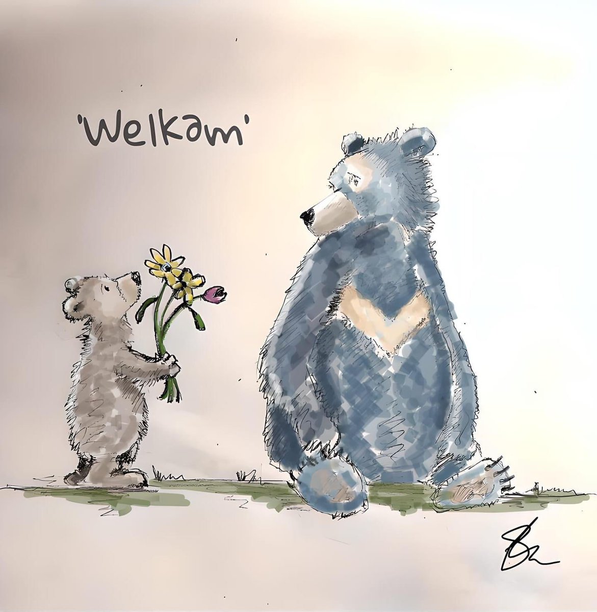 Welkəm Yampil 🐻🇺🇦 We were sent this lovely illustration by The Famous Three Bears, welcoming Yampil to Five Sisters Zoo. We thought it was really nice and wanted to share it with you all ❤️ #YampilTheBear #FiveSistersZoo #FSZ