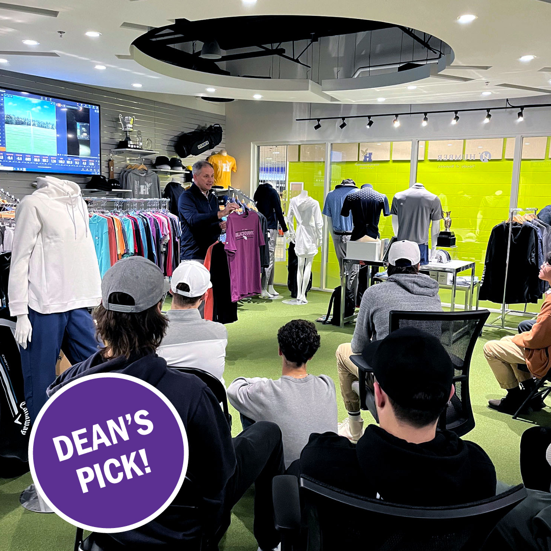 Professional Golf Management students delved into the world of retail merchandise buying at the on-campus Golf Lab retail space. See how they're shaping the future of golf retail merchandise and what's in store for you in the Dean's News business.humber.ca/deans-news.