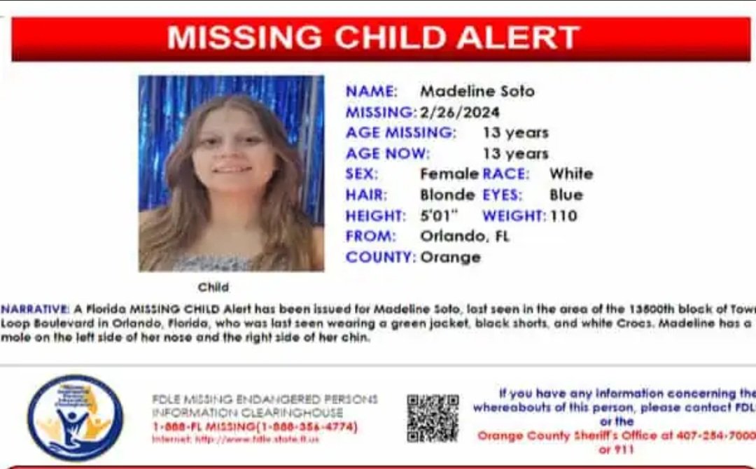 janail_wright's tweet photo. Please be on the lookout! Bring Madeline home! https://t.co/0hpNwITU68
