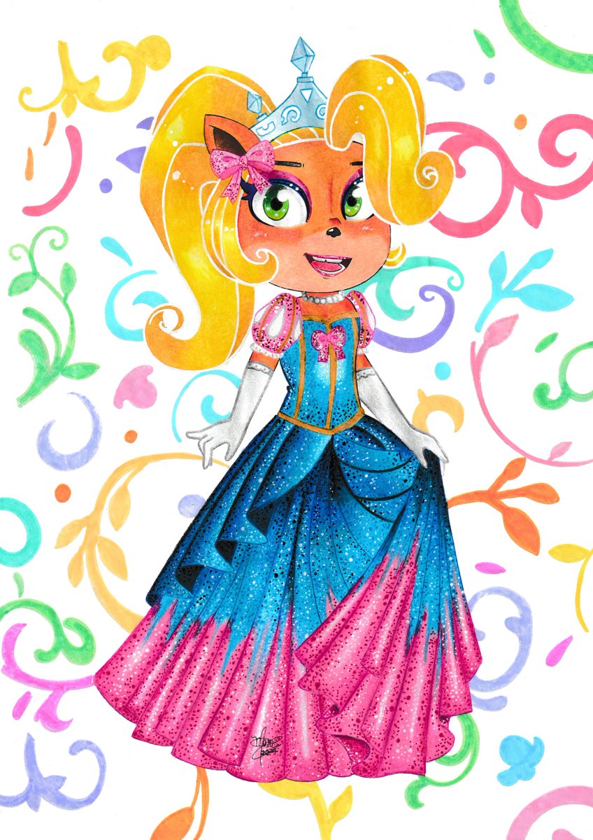 ✿ 2024 Princess Coco ✿
══════════ ⋆★⋆ ══════════
#cocobandicoot #crashbandicoot #crashbandicootfanart #fanart #traditional #traditionalart #princesscoco