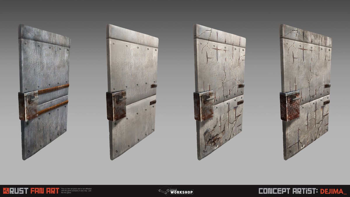 dejiima_'s tweet photo. Hey! Any #rustworkshop artist who'd like to collaborate to create amazing skins! mainly doing concept art
#rust #playrust #rustskins #rustcommunity #rustfanart
my work https://t.co/2GA4REIVAJ https://t.co/RLJUCHjvgu