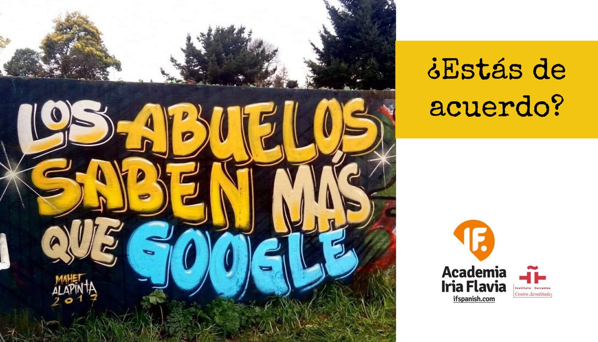 Es una gran suerte tener la ocasión de disfrutar de los abuelos, esos pozos de sabiduría 😍 👴​👵