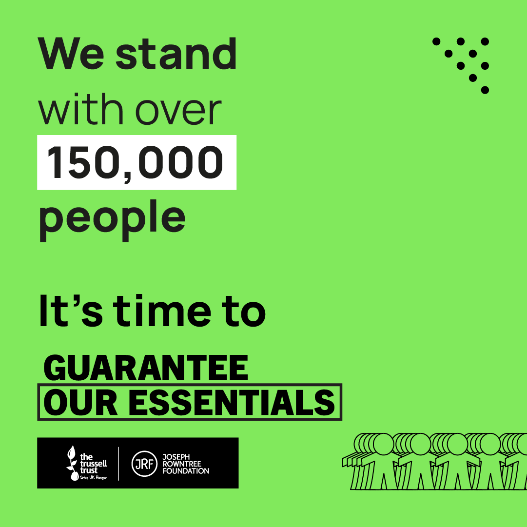 Barnardo’s (@barnardos) on Twitter photo ❌It’s not right that children are having to go without food & essentials because Universal Credit is falling short.
✅We can fix this with an Essentials Guarantee.
That’s why we’re at No10 today, standing with @TrussellTrust, <a href="/jrf_uk/">Joseph Rowntree Foundation</a> and over 150,000 people to call for change. ❌It’s not right that children are having to go without food & essentials because Universal Credit is falling short.
✅We can fix this with an Essentials Guarantee.
That’s why we’re at No10 today, standing with @TrussellTrust, <a href="/jrf_uk/">Joseph Rowntree Foundation</a> and over 150,000 people to call for change.