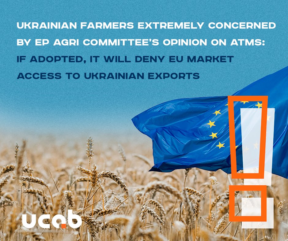 🟠 UCAB is extremely concerned with the Opinion of the European Parliament AGRI Committee, which was voted on February 26. Details 👉 bit.ly/48vVqjf
