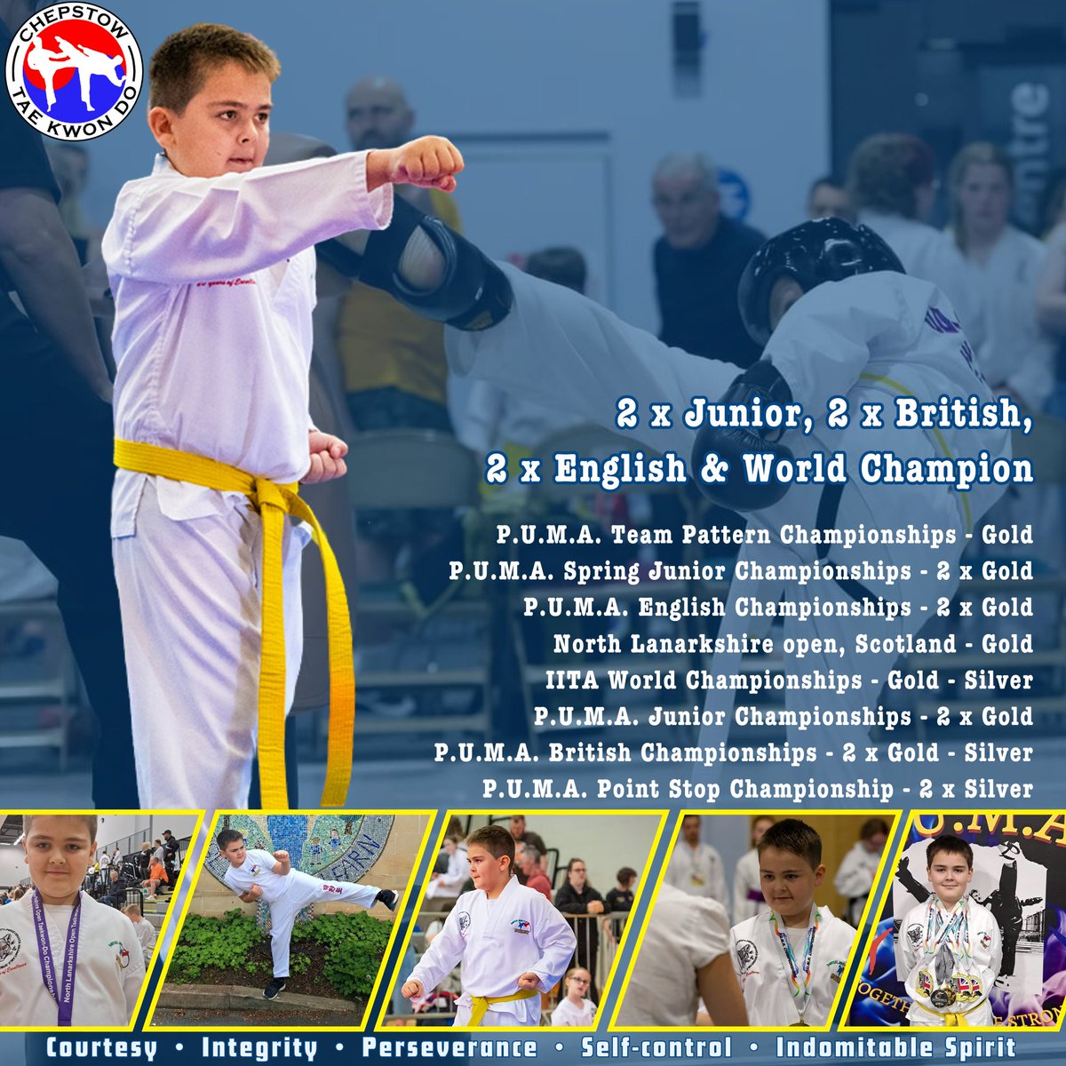 From First Steps through to Success!
Train with Champions at Chepstow Taekwon-do!