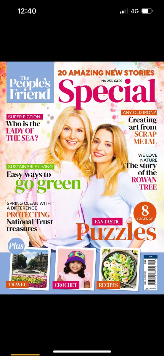 Thrilled to have a story in the beautiful, new-look ‘The People’s Friend Special’ 🎉😍. @TheFriendMag