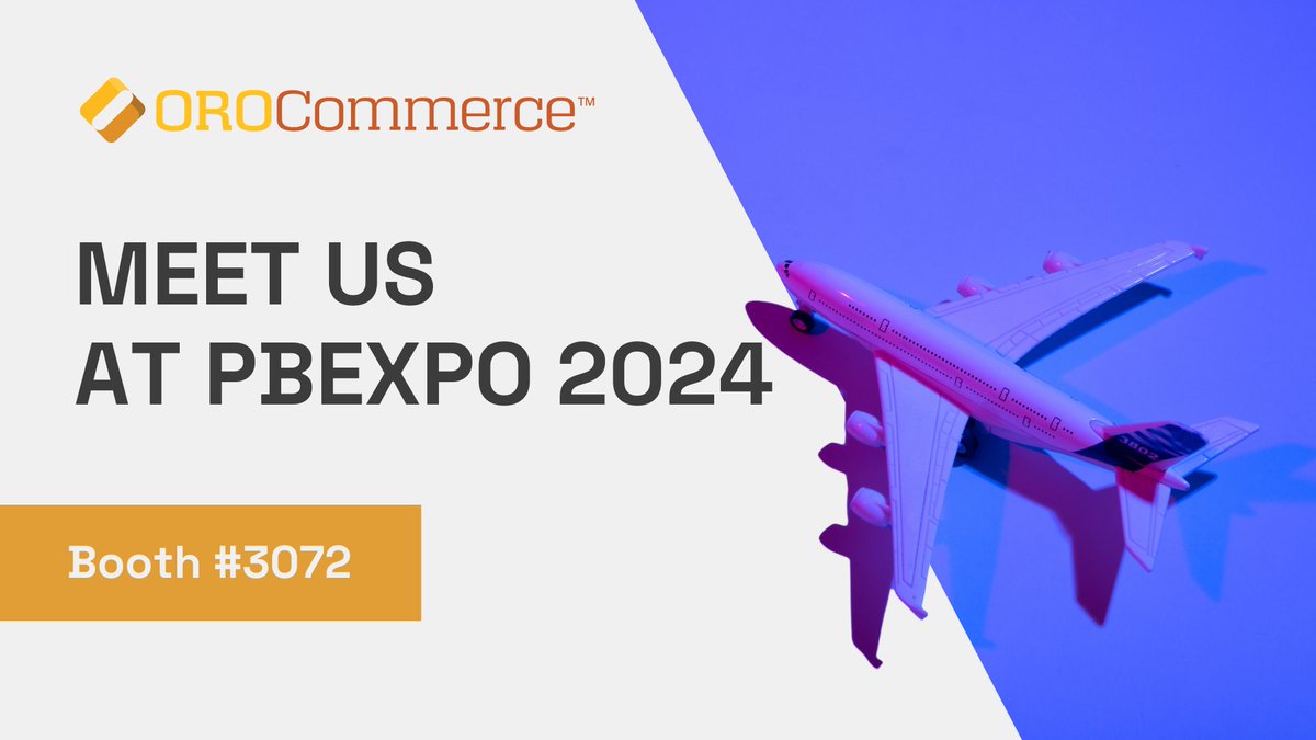 oro_inc's tweet image. #PBExpo2024 is less than 10 days away!

We’re excited to be there to show how #OroCommerce boosts sales for folks in the #aerospace sector—manufacturers, distributors, and wholesalers ✈️Find us at Booth #3072! 

#b2becommerce #manufacturing #distribution #wholesale #aviation