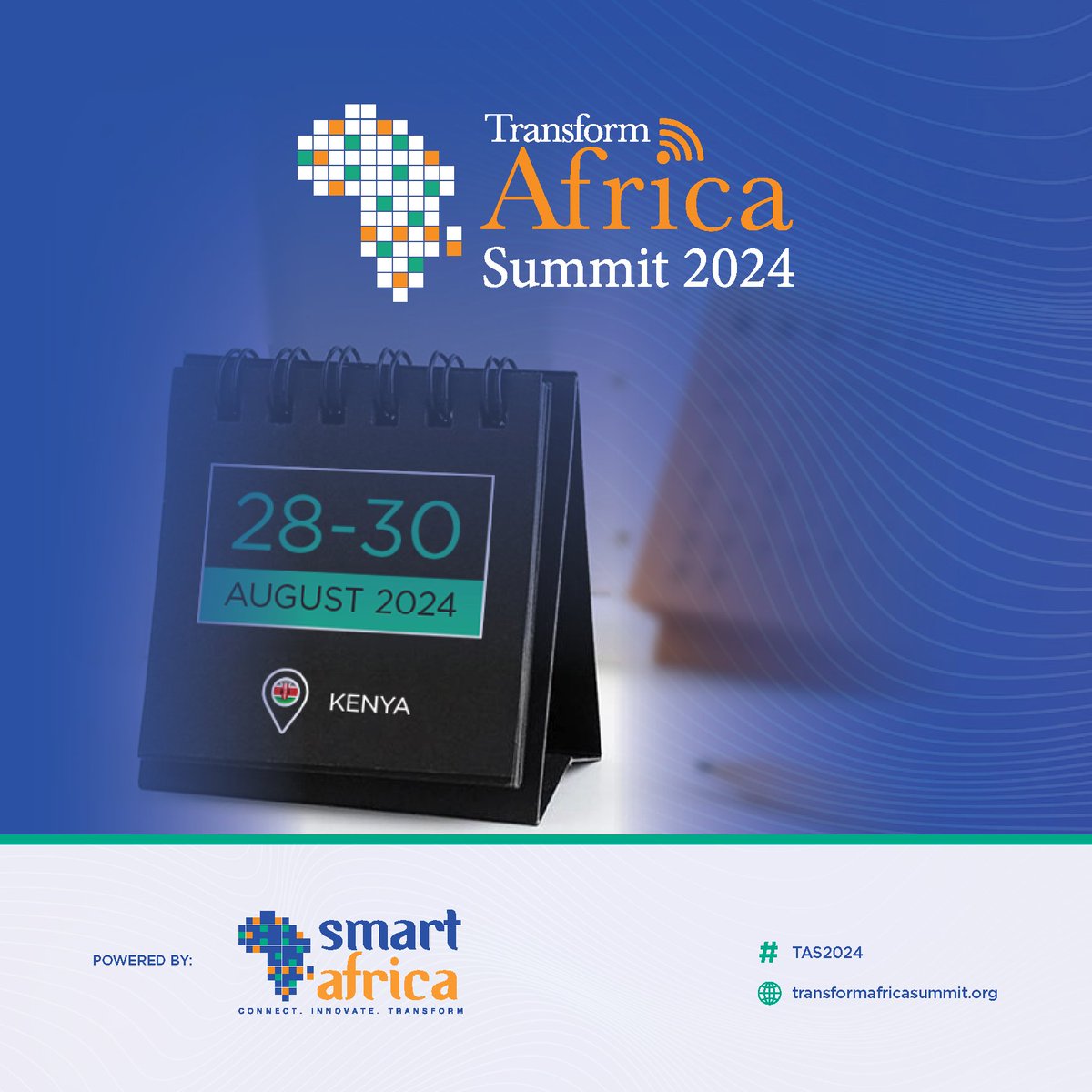 Smart Africa is excited to announce that the Republic of #Kenya will host the 7th edition of the Transform Africa Summit from August 28th - 30th, 2024. #TAS is the leading Africa tech & #digital event that gathers over 5000 delegates from more than 100 countries. @MoICTKenya