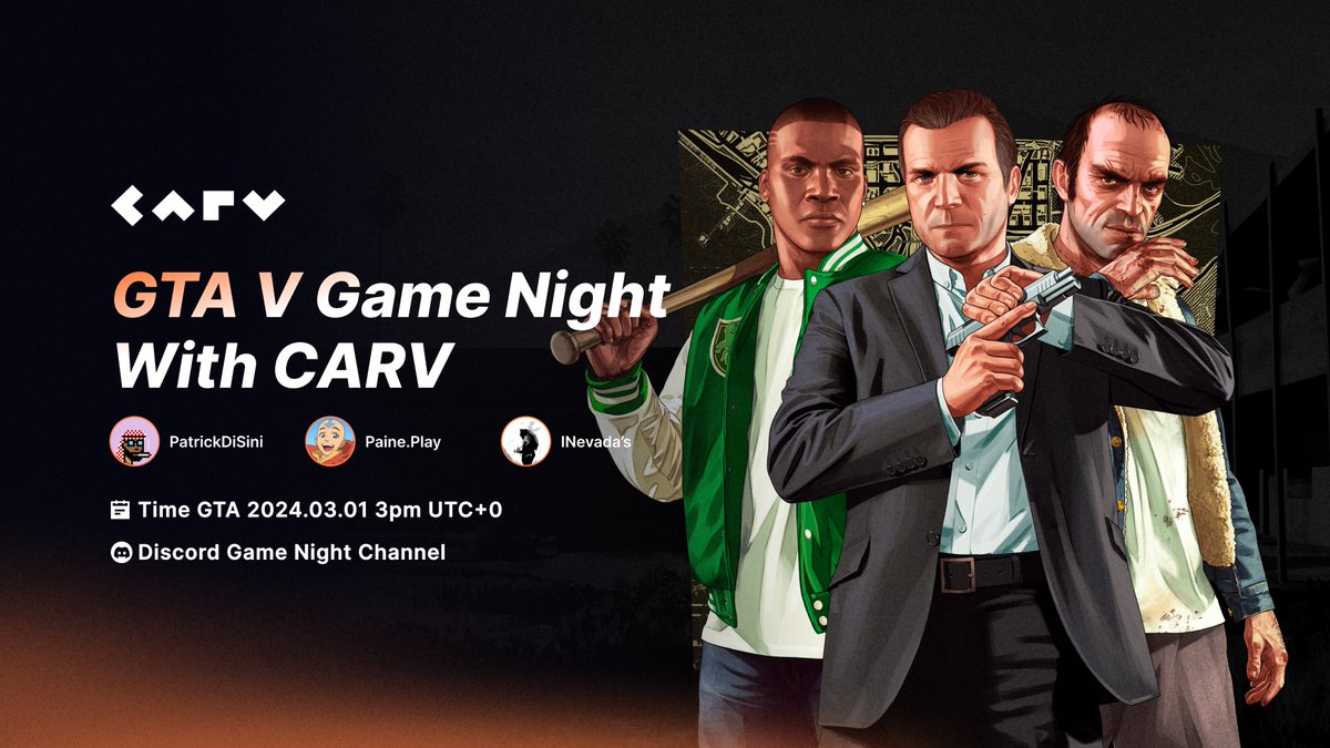 carv_official's tweet photo. CARV celebrates iconic games weekly with two series: Golden Game Gala (#GGG) and Next-Gen Game Chronicles (#NGGC), spotlighting classic hits and lastest contenders.
NGGC of this week: Last Epoch
⚡️Play and Earn Event: https://t.co/4PVvsPal81
Last Epoch emerges as a "Diablo-killer" at half the price, blending Path of Exile's grind with a less monetized approach akin to Diablo IV. It's the fourth breakout game this year, sharing the spotlight with Helldivers 2, Enshrouded, and Palworld, as they are all featured in previous CARV NGGC.
Join us for Last Epoch Game Night in the CARV Discord community at 2PM UTC on Feb. 28: https://t.co/rfsYPgUXiw
GGG of this week: GTA V
⚡️Play and Earn Event: https://t.co/wfjqhKZ77G
Grand Theft Auto (GTA) is a landmark open-world series from Rockstar Games, masterfully combining action, exploration, and narrative. GTA V, launched in 2013, shattered records by generating over $1 billion within its initial three days, making it one of the fastest-selling entertainment products ever. To date, it has sold more than 195 million copies globally, securing its position as the second best-selling video game in history!
Join GTA V Game Night at 3PM UTC on Mar.1: https://t.co/rfsYPgUXiw
