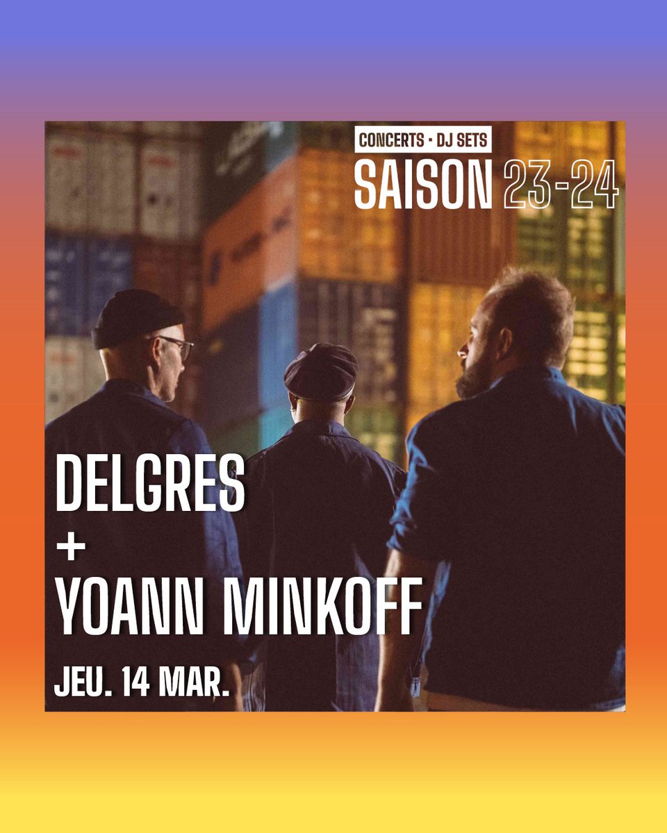 La formule live de <a href="/DelgresBand/">Delgres</a> emplira la salle de brumes créoles et de sonorités chaudes aux accents mélancoliques 🌇

Yoann Minkoff livre son projet solo dans lequel se dévoile un blues personnel et poétique 🩵

📅 Jeu. 14 Mar. / 20h - 00h
📍 Ubu
🎟 De 5 à 19 €
