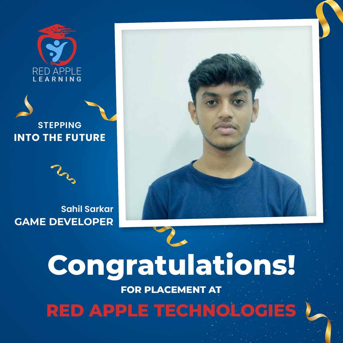 redapplekolkata's tweet image. We are proud to announce the incredible achievement of our student, Sahil Sarkar, who has officially been placed at #RedAppleTechnologies as a Game Developer! We wish him all the best for a bright and successful career ahead 🏆
👉For Admission: 6289690050
#gamedevelopmentcourse