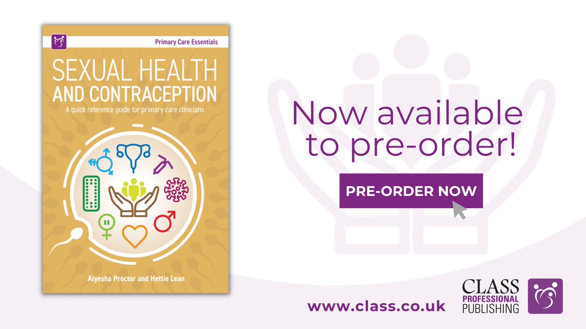 'Sexual Health and Contraception' is now available to pre-order!🎊 This quick reference guide for #sexualhealth and #contraception, empowers you to skilfully and sensitively address even the most complex of #patient queries with confidence.📙 Pre-order: bit.ly/SexualHealthan…