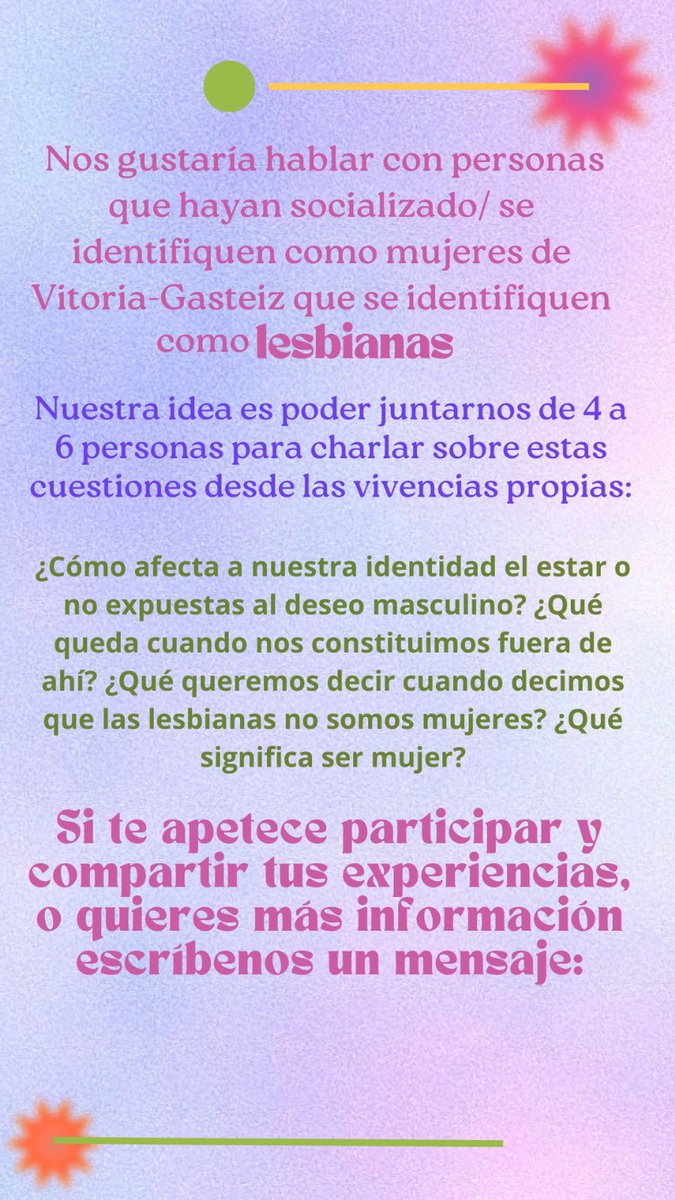 _whoistana's tweet photo. hola txikass, si sois de Gasteiz y feministas igual os interesa esto 😊
si podéis compartidlo porfi !! https://t.co/hZY3qHpI79