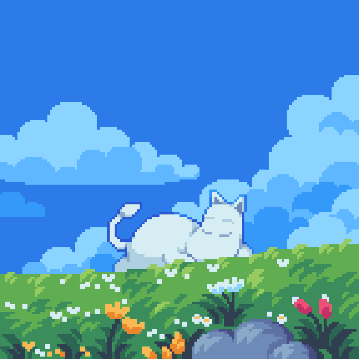 CrystalPixelArt's tweet photo. #pixelart #moomin #ドット絵 https://t.co/rKu8kLL6KT