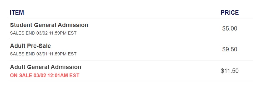 Ticket link for Saturday's B V Ice Hockey Regionals vs. West Genesee🏒🎟️section3.org/sports/2021/4/…