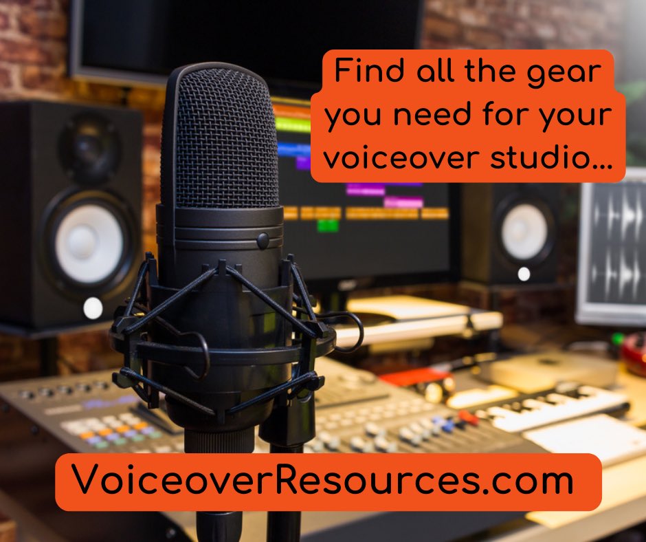 Voiceover Talent (@voiceover) on Twitter photo With today's technology, building a high-quality home voiceover studio is easier and more affordable than ever.
There are a lot of choices out there, but at VoiceoverResources.com, we’ve made it easy with a list of proven, dependable gear.
See the list: voiceoverresources.com/studiogear With today's technology, building a high-quality home voiceover studio is easier and more affordable than ever.
There are a lot of choices out there, but at VoiceoverResources.com, we’ve made it easy with a list of proven, dependable gear.
See the list: voiceoverresources.com/studiogear