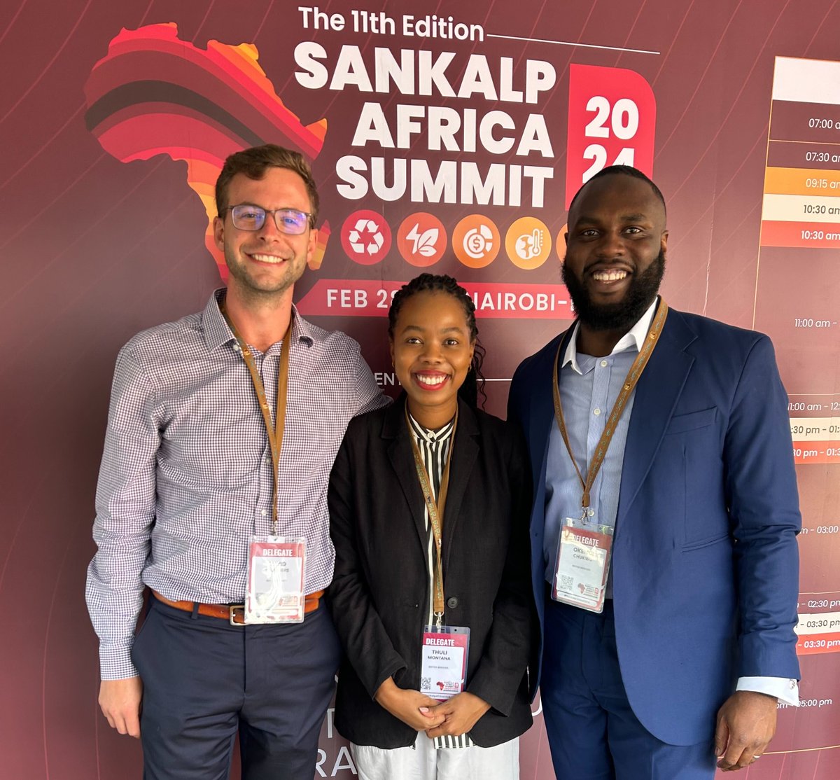 Today is the first day of the Sankalp Africa Summit 2024 for leaders and innovators to discuss actions towards advancing the continent's Sustainable Development Goals.

Catch David, Thuli and Okemdi live at the Summit!

#SankalpAfrica2024 #sdgs