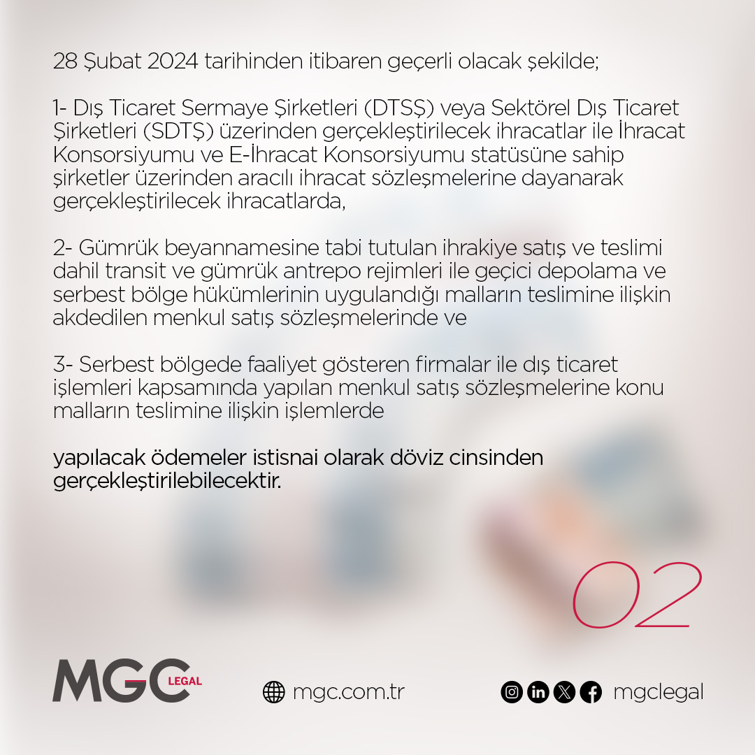 Türk Parası Kıymetini Koruma Hakkında 32 Sayılı Karara İlişkin Tebliğ’de Değişiklik Yapıldı.

#Tebliğ #32SayılıKarar #Kanun #ResmiGazete #DövizYasağı #Döviz #Borsa #TL #SerbestBölge