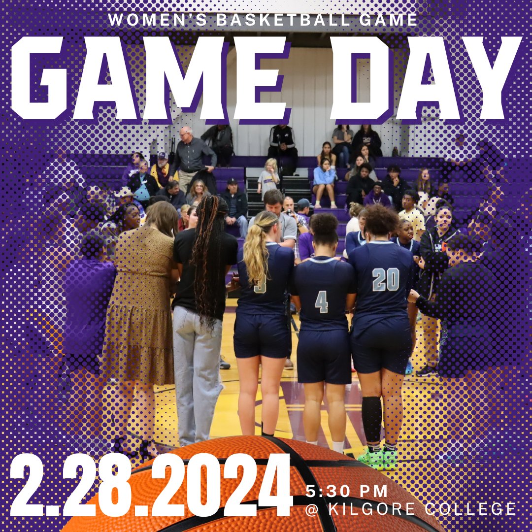 GAME DAY!
📍Kilgore College
⌚5:30 pm
🆚Kilgore College