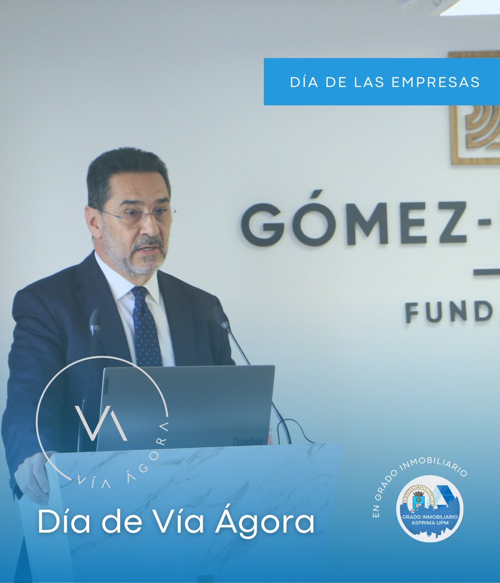 Comenzamos los Días de las Empresas en <a href="/ViaAgora/">VÍA ÁGORA</a>, promotora inmobiliaria líder en innovación y especializada en obra nueva residencial.

🏘 Durante esta jornada, los estudiantes aprenderán sobre la gestión de activos de manera digital e innovadora y más.

¡Qué ganas tenemos!
