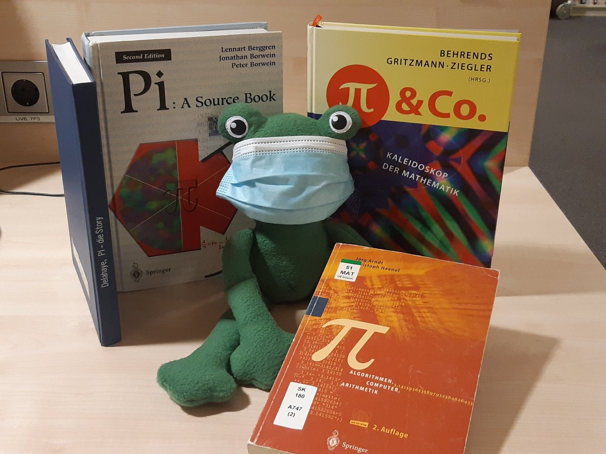 UBIlmenau's tweet image. Pünktlich zum #PiTag unsere #Buchempfehlungen:
Im Bestand MAT findet ihr einige Bücher rum um die Zahl Pi.
#UBIlmenau #TUIlmenau

⬇️⬇️⬇️