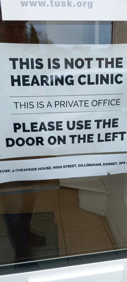 I SAID, THIS IS NOT THE HEARING CLINIC.