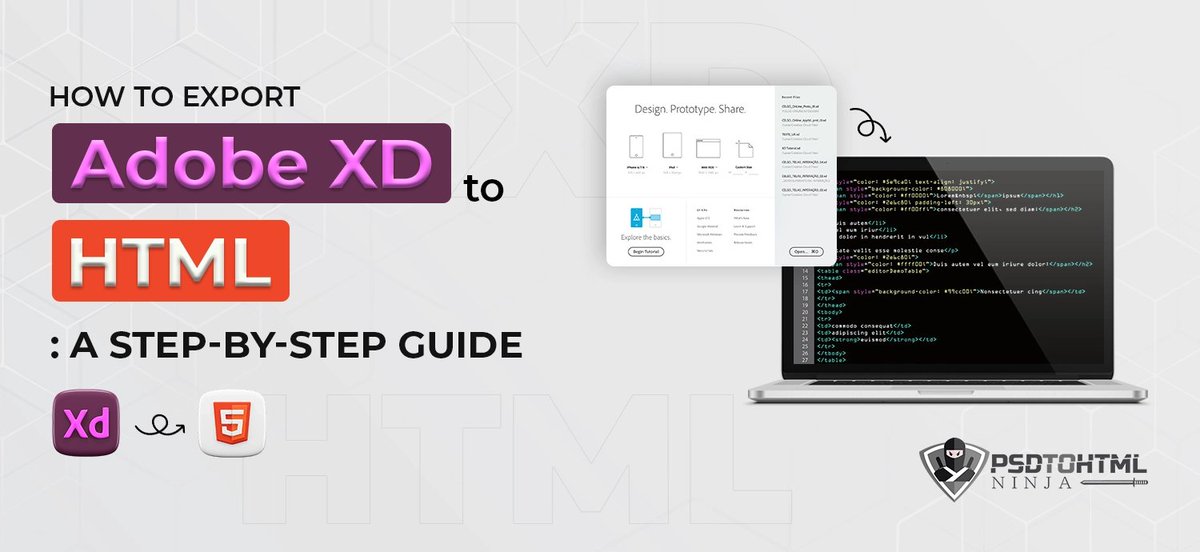ninjapsdtohtml's tweet image. Ready to take your Adobe XD designs to the next level? I've just penned down a comprehensive step-by-step guide on exporting Adobe XD designs to HTML. 🚀
Check out the blog for the full details: tinyurl.com/hkrbhwjm
#AdobeXD #HTMLConversion #ConvertXDtoHTML #XDtoHTML