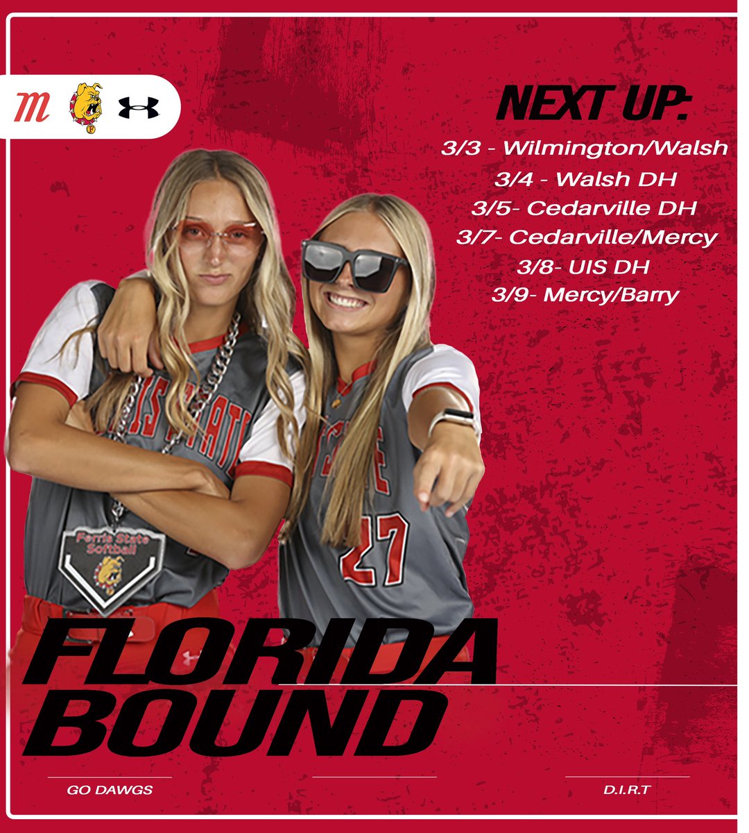 Dawgs are headed to the Sunshine State! ☀️😎