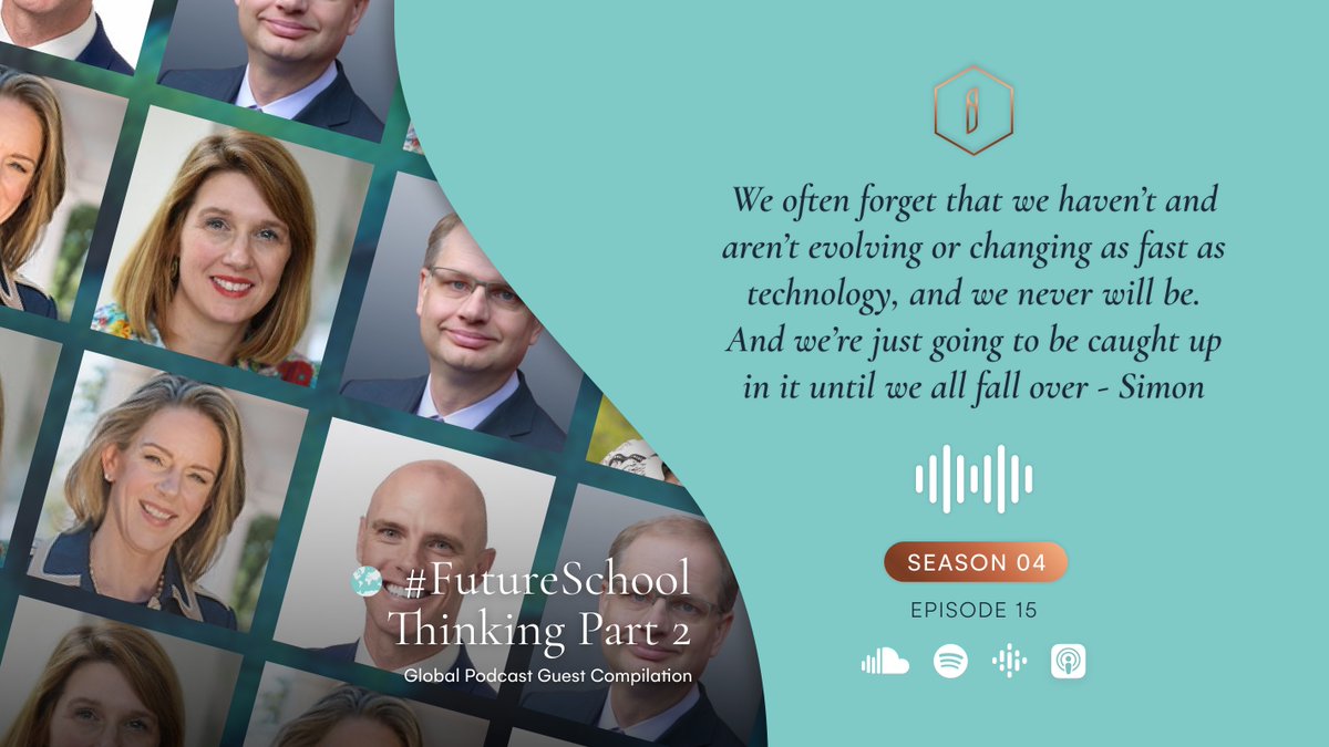 'We often forget that we haven't and aren't evolving or changing as fast as technology, and we never will be. And we're just going to be caught up in it until we all fall over' S4E15 #InspiringSchoolsPodcast 🎙 schoolbyt.es/3P1s6dx