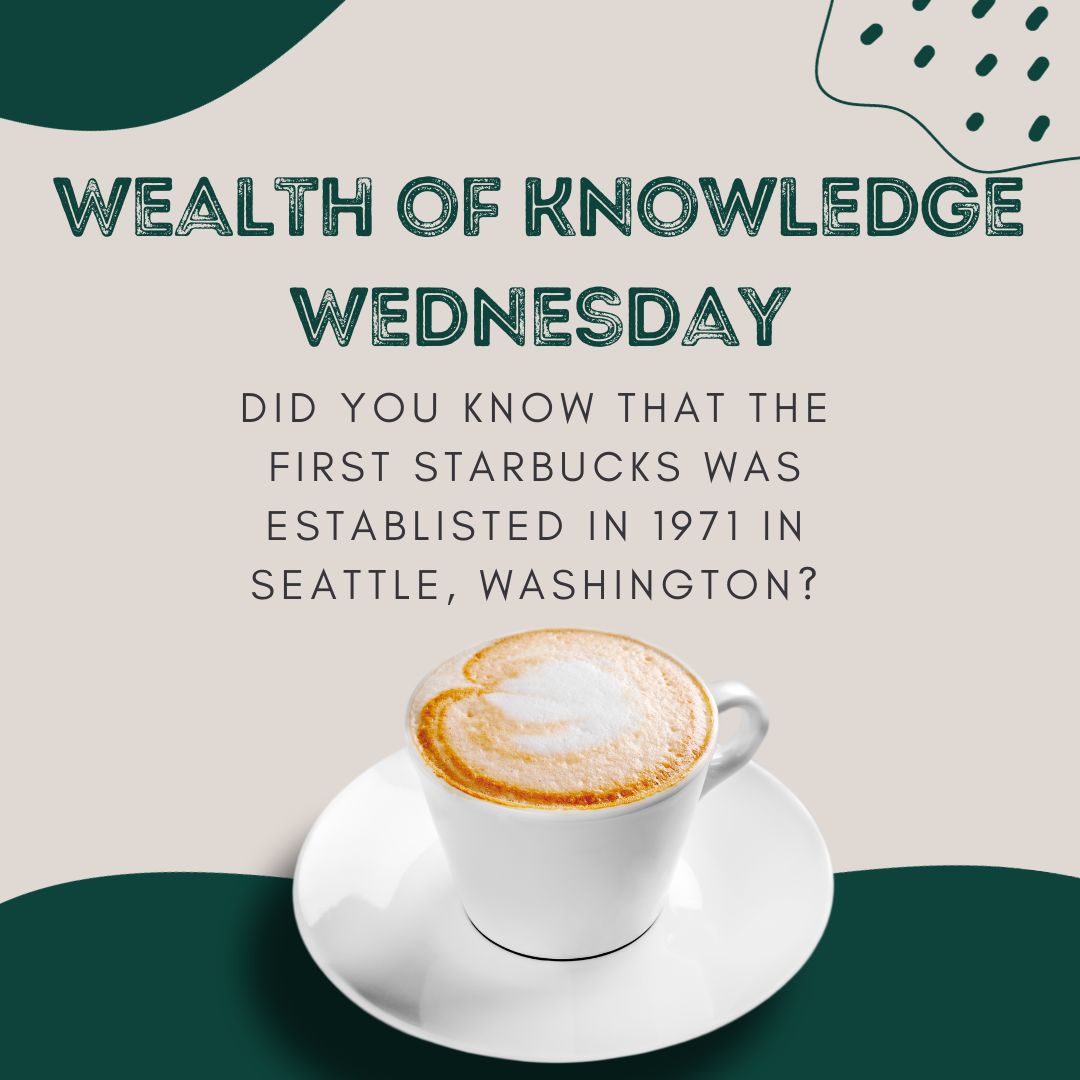 Happy Wednesday! #WealthOfKnowledgeWednesday