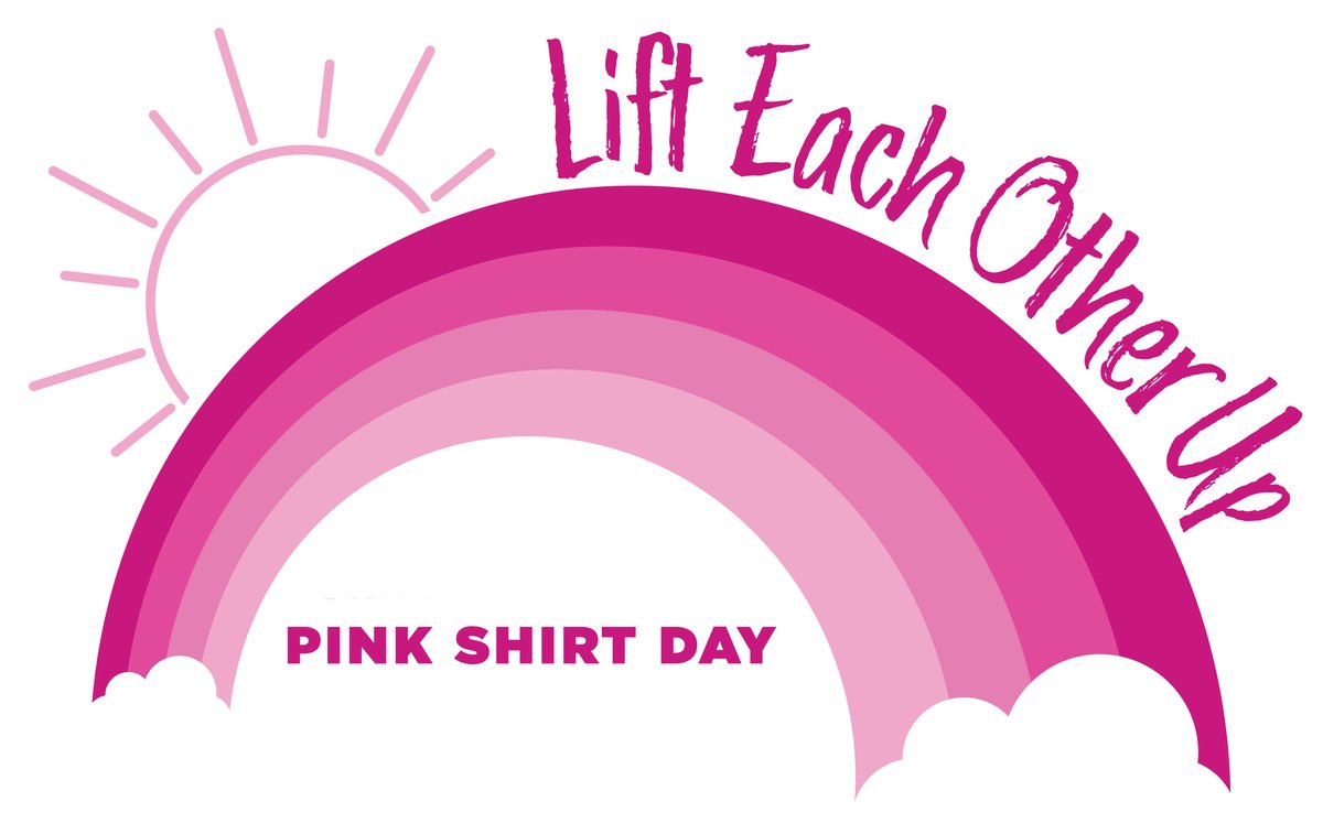 Today we will be spreading kindness to celebrate Pink Shirt Day! Continue to Lift Each Other Up! 👚💕