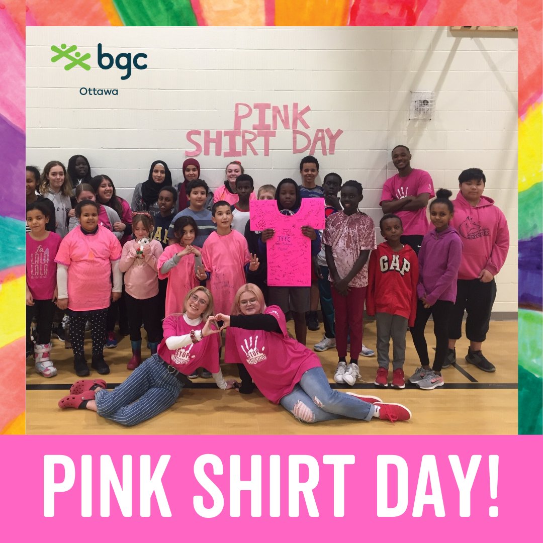 bgcottawa's tweet photo. #BGCOttawa supports an inclusive, welcoming and safe environment and stand by our belief that every child deserves to live free from bullying.

THANK YOU to @Hersheys for helping to promote kindness on #PinkShirtDay! Let’s lift each other up because we are #SweeterTogether 💕 https://t.co/rEvFDTSYx5