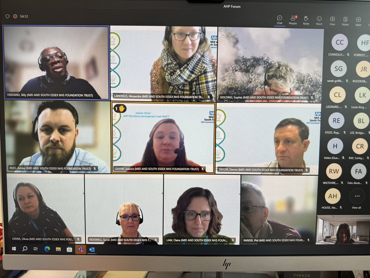 Great first AHP Forum <a href="/MSEHospitals/">Mid and South Essex NHS Foundation Trust</a> today. Sharing thoughts, ideas, innovations and how to raise the profile of AHPs. Thank you for all the amazing work you do 
<a href="/billyfashanu/">Billy Fashanu</a> 
@M_J_Hopkins