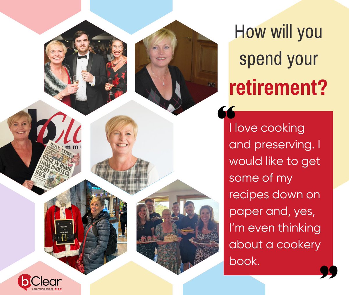 📣After 12 years at bClear, Jayne West is retiring. 

❓Before she goes, we've asked Jayne about some of her most memorable moments and key achievements at bClear, as well as what retirement has in store, click here for more. 👉 bclear.co.uk/jayne-is-retir…

🍹Happy retirement Jayne.