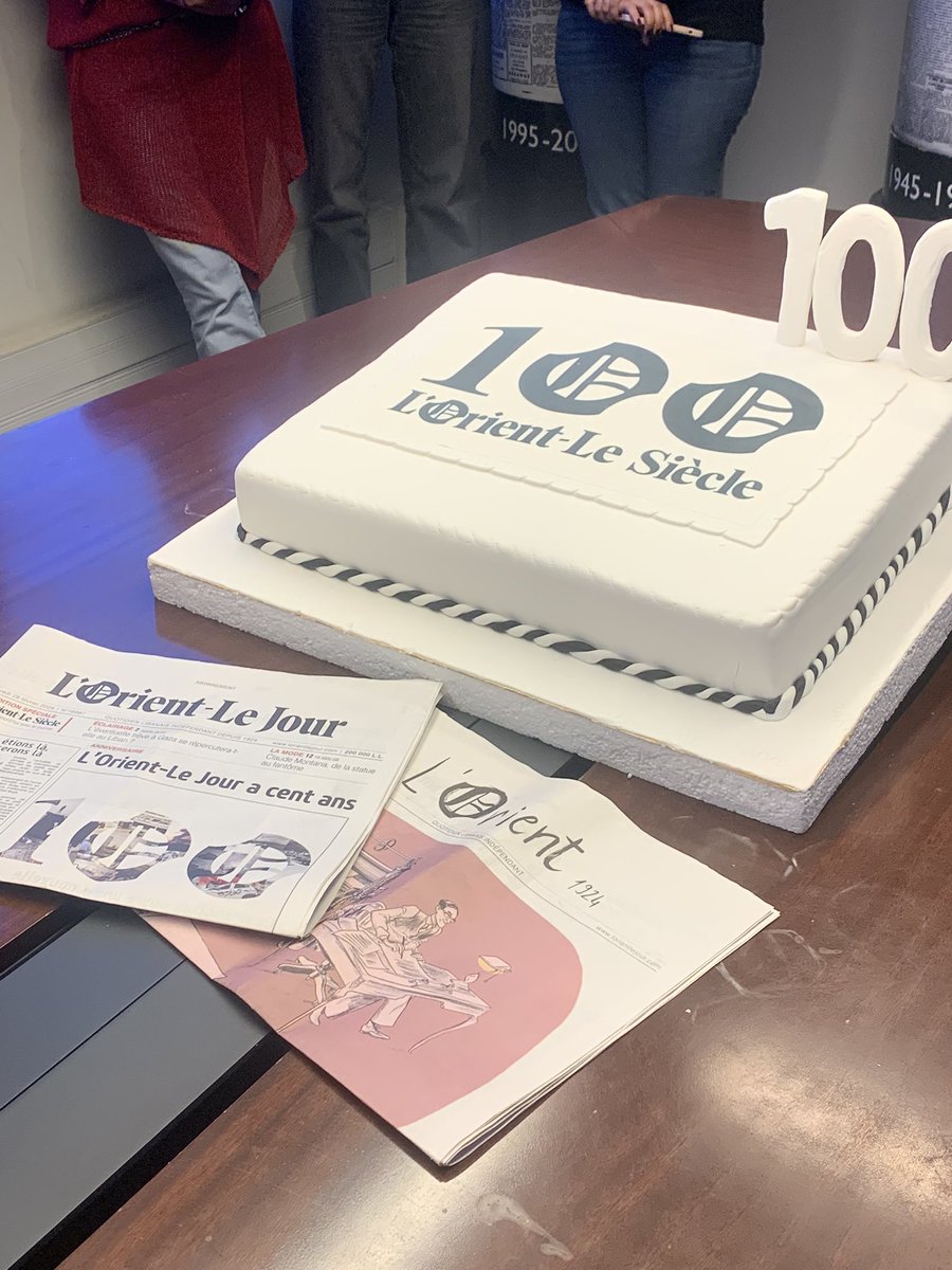 Happy 100 ans! @LOrientLeJour #LOrientLeSiecle #olj100ans