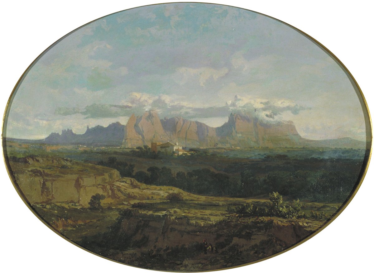 CATALUNYA al MNAC
Muntanya de Montserrat - c. 1870 - Lluís Rigalt - MNAC