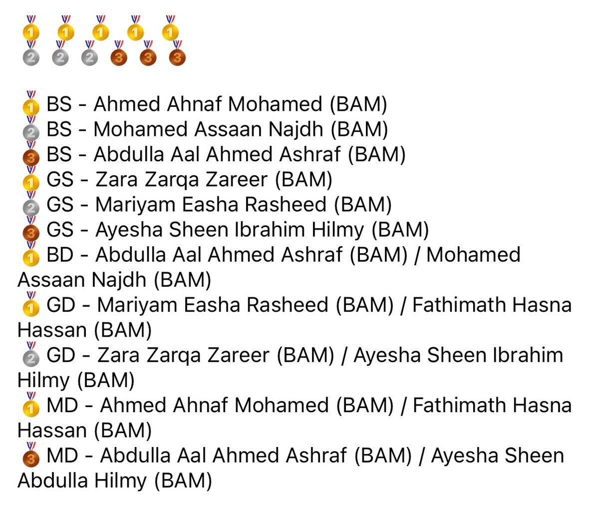 Addu Badminton Development Commitee tweet media