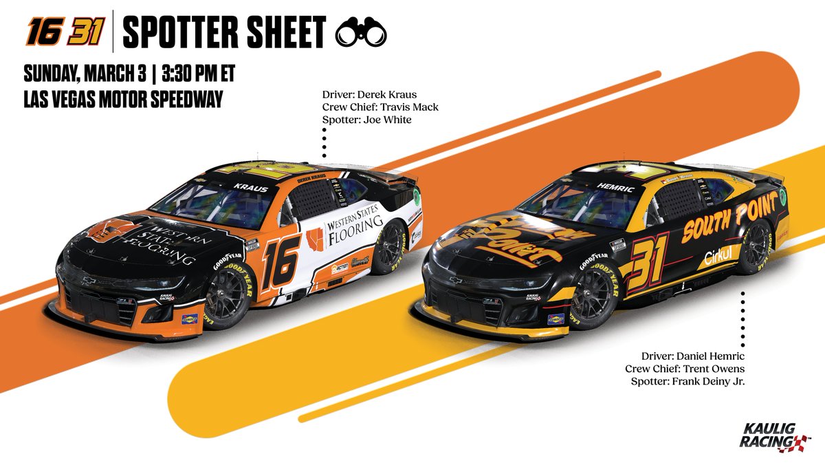 Check out Derek and Daniel's looks for Vegas! 🎨 #Pennzoil400 | #TrophyHunting