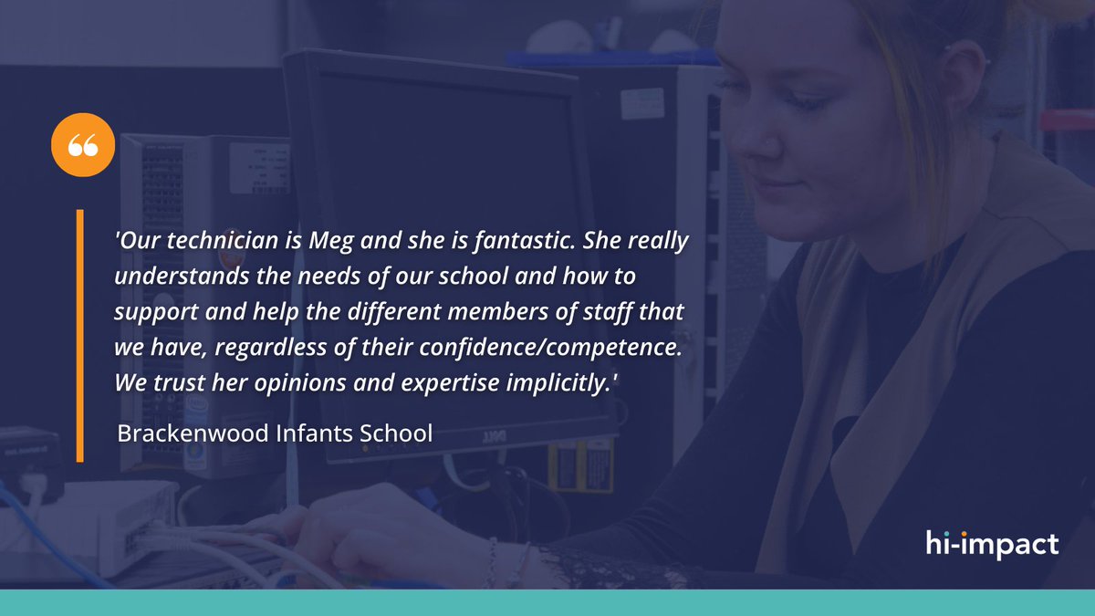 🌟 We're delighted to share some wonderful feedback we've received about Meg, one of our outstanding technicians! 👏 A big thank you to Brackenwood Infant School for taking the time to recognise Meg's hard work and dedication #TeamMeg #clientfeedback #EdTech