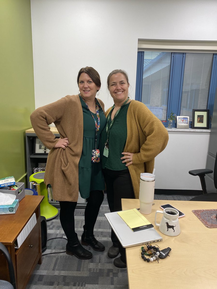 You know it’s going to be a great day today when our amazing guidance counselors match (without even planning!). Thanks for all you do during this busy scheduling season. 7th graders are picking classes for next year today! ⁦@NCSD⁩