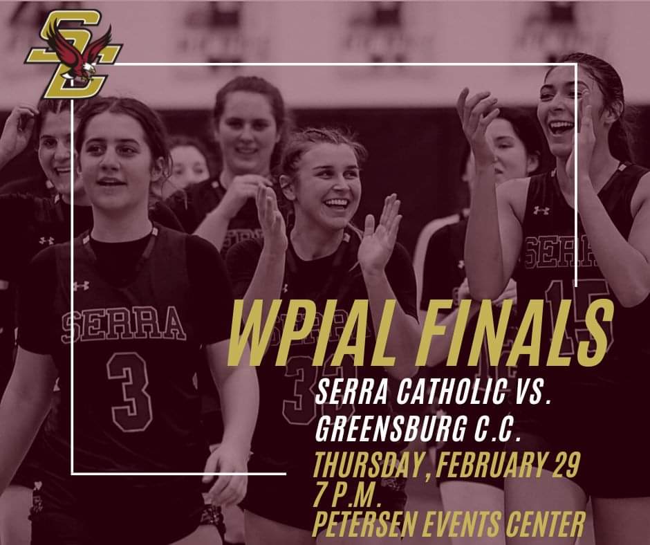 Our Girls' Basketball team is playing for a WPIAL title! 🦅🏀

📅: Thursday, February 29
🕢: 7 p.m.
📍: Petersen Event Center

Tickets are $10 and are available in the Main Office, online at ticketmaster.com/event/1600604E… or at the gate.

Let's Go Eagles! ❤️💛