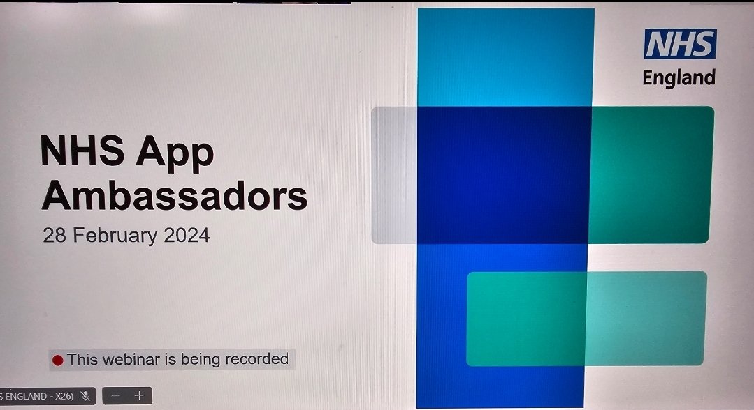 Dr Chitra Acharya (@chitraacharya) on Twitter photo Informative webinar on the #NHSApp for #NHSAppAmbassadors
<a href="/NHSDigital/">NHS England Transformation</a> team discussed latest app updates, including hospital appointments in the NHS App
<a href="/nottmhospitals/">Nottingham University Hospitals</a> <a href="/digital_notts/">Digital Notts</a> <a href="/HealthWaveHub/">Healthwave</a> <a href="/NottsHIS/">Notts HIS</a> <a href="/PiFonline/">We're not on X anymore – formerly @PifOnline</a> <a href="/GoodThingsFdn/">Good Things Foundation</a> Informative webinar on the #NHSApp for #NHSAppAmbassadors
<a href="/NHSDigital/">NHS England Transformation</a> team discussed latest app updates, including hospital appointments in the NHS App
<a href="/nottmhospitals/">Nottingham University Hospitals</a> <a href="/digital_notts/">Digital Notts</a> <a href="/HealthWaveHub/">Healthwave</a> <a href="/NottsHIS/">Notts HIS</a> <a href="/PiFonline/">We're not on X anymore – formerly @PifOnline</a> <a href="/GoodThingsFdn/">Good Things Foundation</a>