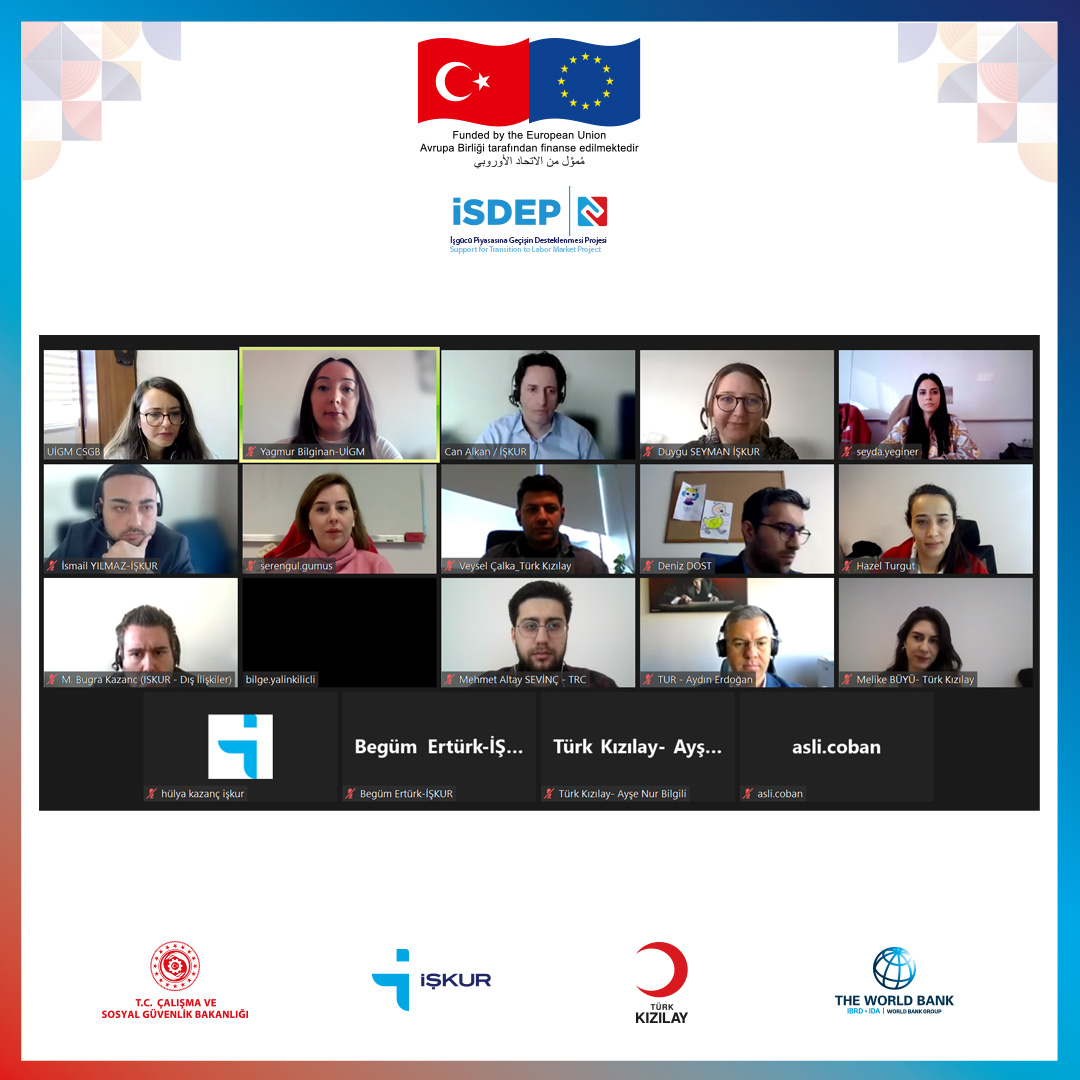Proje kapsamında Uluslararası İşgücü Genel Müdürlüğü tarafından İŞKUR Genel Müdürlüğü ve Türk Kızılay proje ekipleri ile birlikte 2. Koordinasyon Toplantısı gerçekleştirildi. #isdep2 #csgb #uigm #iskur #kizilay