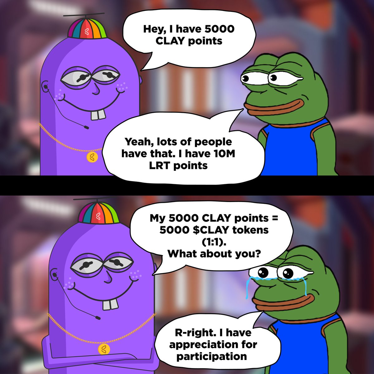 ClayStack_HQ's tweet image. Most protocols will never tell you what their &apos;POINTS&apos; mean or represent.

Users often realize later they were getting farmed than farming.

ClayStack is changing the script 😎

Each CLAY point will be redeemable to $CLAY token at 1:1 during TGE!

What are you waiting for anon?