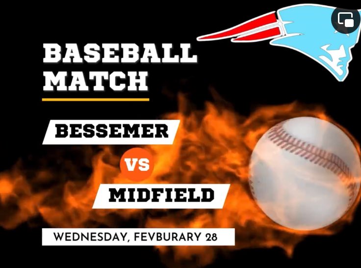 “Win the day , win pitch by pitch , inning by inning” 

Stop by the swamp today for some baseball . (2-6) on the season. 
 
📍Priority Field (Midfield high) 
⌚️4:30 pm 
🆚Bessemer City