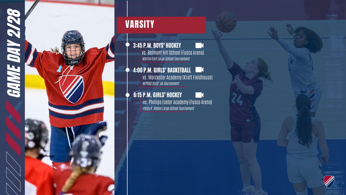 Playoff game day! Boys' &amp; girls' hockey, and girls' basketball all have post-season matches at home today! Streaming links below: 

|| Girls' basketball: youtube.com/@dextersouthfi… 

|| Boys' &amp; girls' hockey: dxsfhockeytv.org