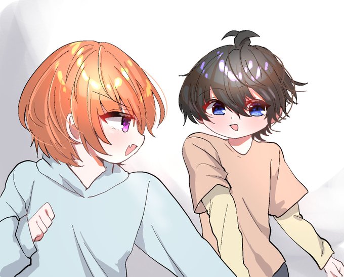 アニメがよよる回なので、ワンドロで描いた幼少よよる再掲❤️💛 