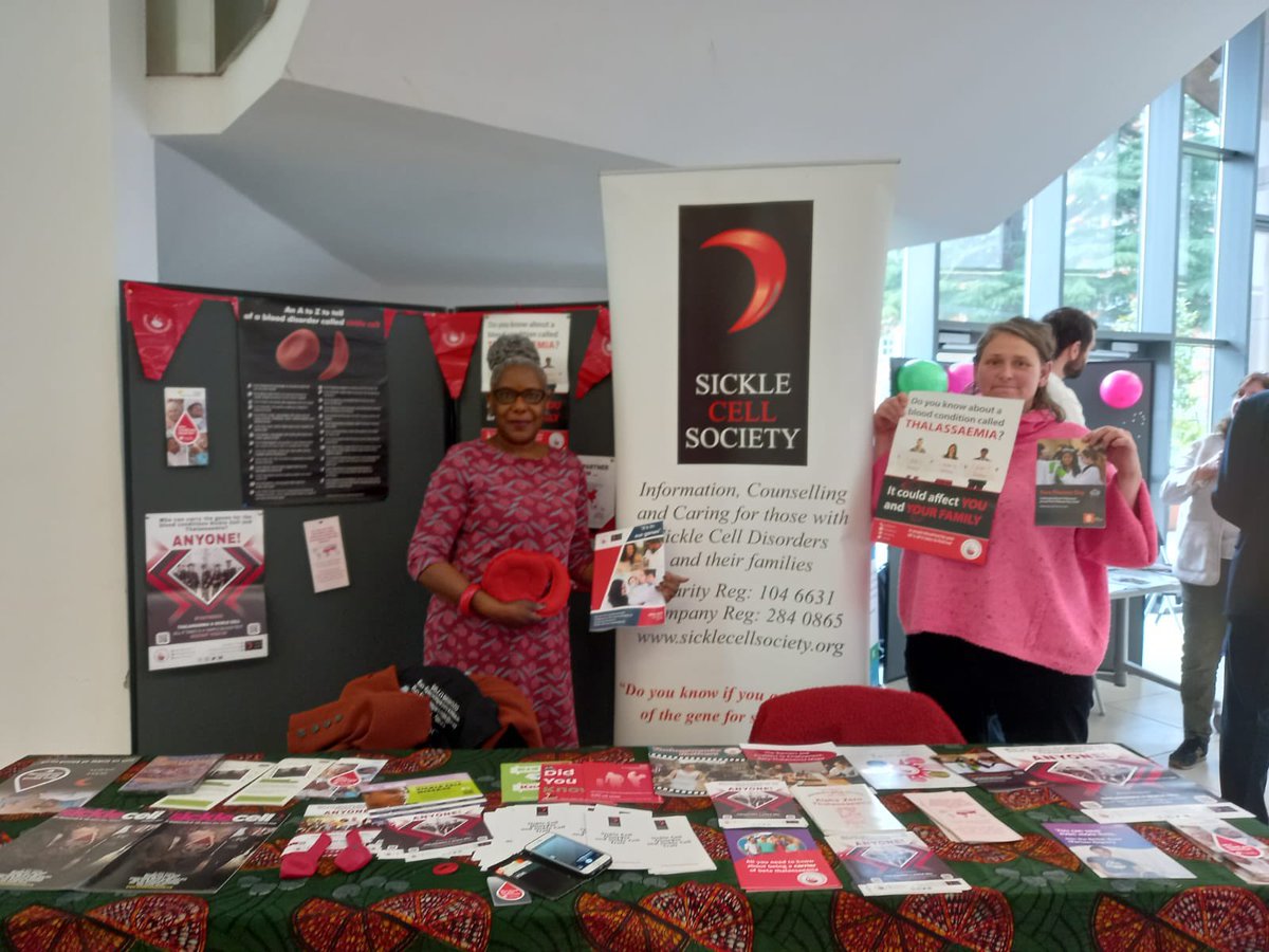 On this very special #RareDiseaseDay, #teamukts Jessamy Wilson- Pepper and Iyamide Thomas (from the #sicklecell society) are at the breathtaking and esteemed #RoyalHolloway University in #london raising awareness of #thalassaemia, #scd and early screening to students ages 15 +!