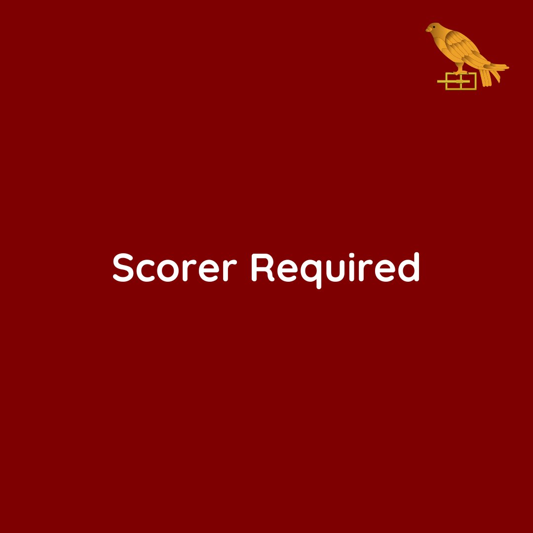 We are looking for a scorer to help out the club this season.

Whether it is someone looking for a Saturday job, or someone who comes along to the game anyway, we'd love to hear from you. 

Just pop us a DM!

#cricketscorer #summerjob