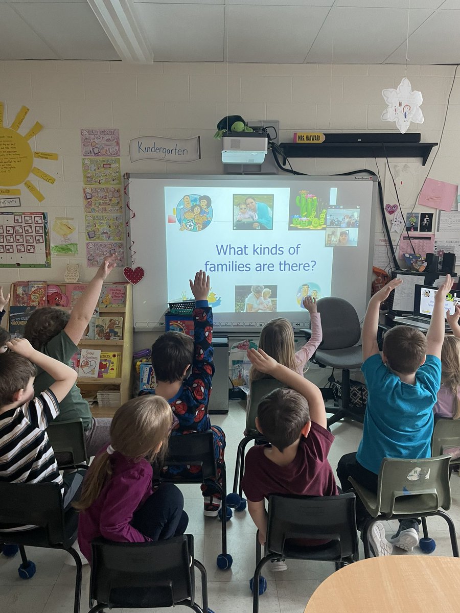 We participated in our first #virtual presentation this week. Thank you to Lori from @FosterFamilies for helping us learn that all families are unique, special & full of love. #family #webelong @catalinaelemen1